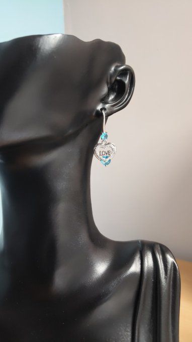 Boucles d'oreilles Love