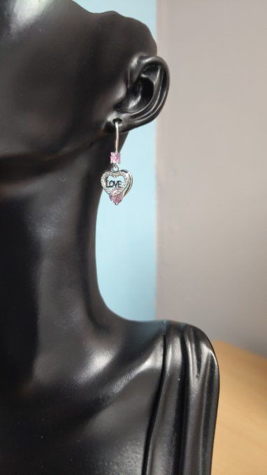 Boucles d'oreilles Love