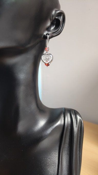 Boucles d'oreilles Love