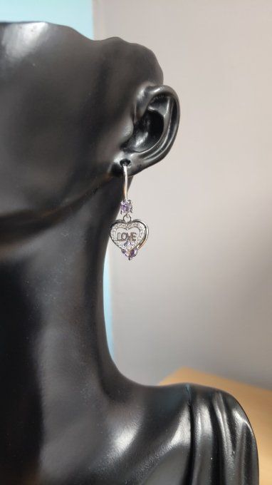 Boucles d'oreilles Love